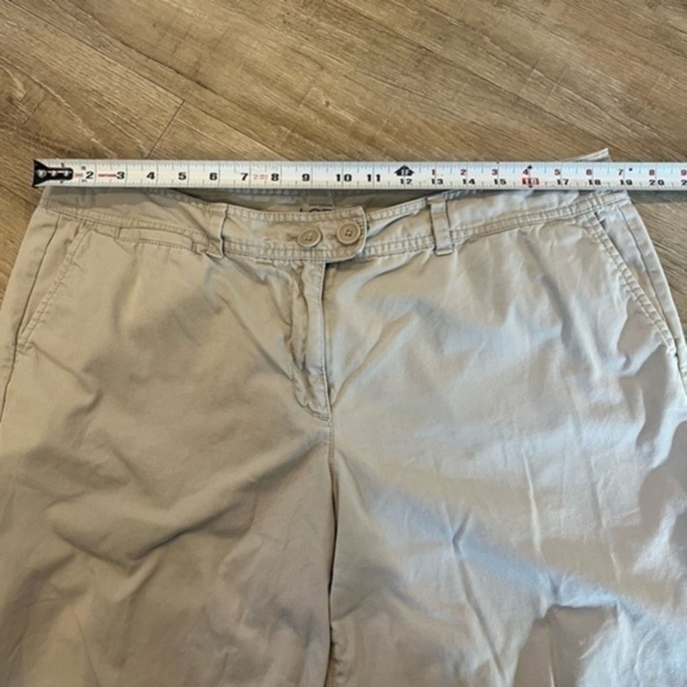 LOFT Shorts Cream Light Beige Size 16 Original 100% Cotton - Picture 4 of 7